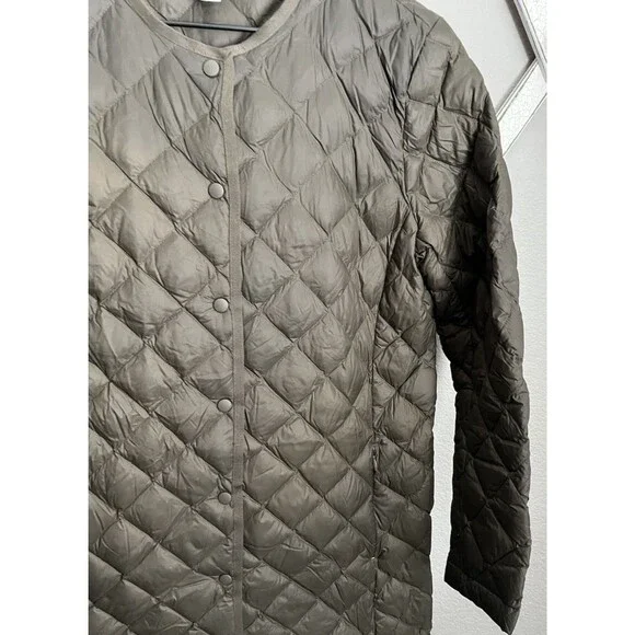 J.Jill Women's S Petite Long Lightweight Down Puffer Jacket - Picture 5 of 8